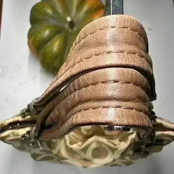 Coach Kristin Op Art Sateen Zip Top Tote Shoulder Bag #16813 - Picture 9 of 16